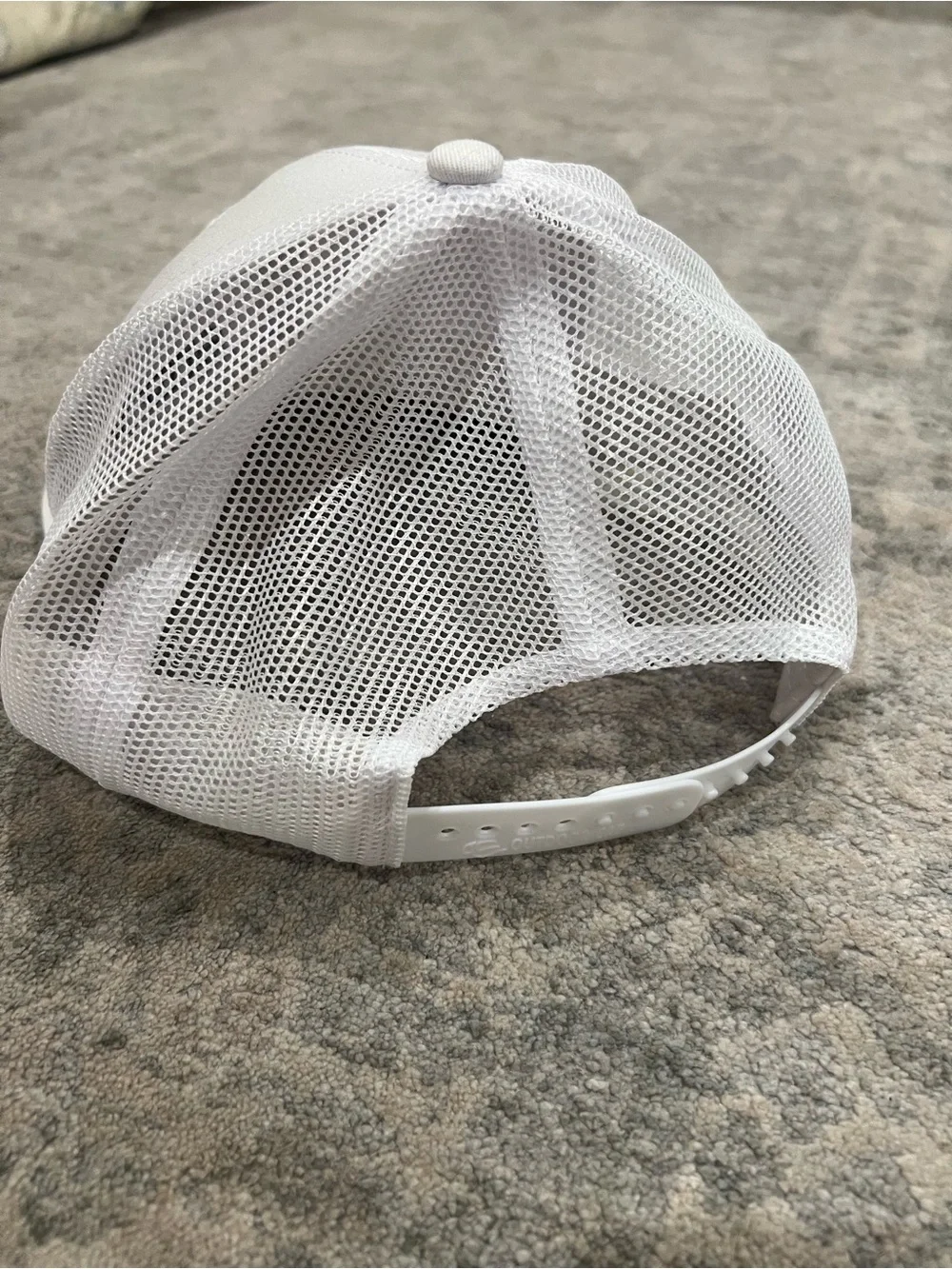 envy Women’s White Mesh Trucker Hat with Black Logo